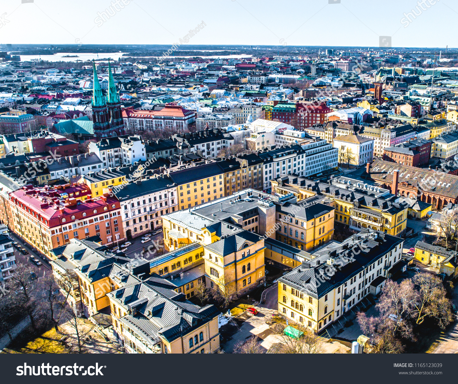 Helsinki aerial view